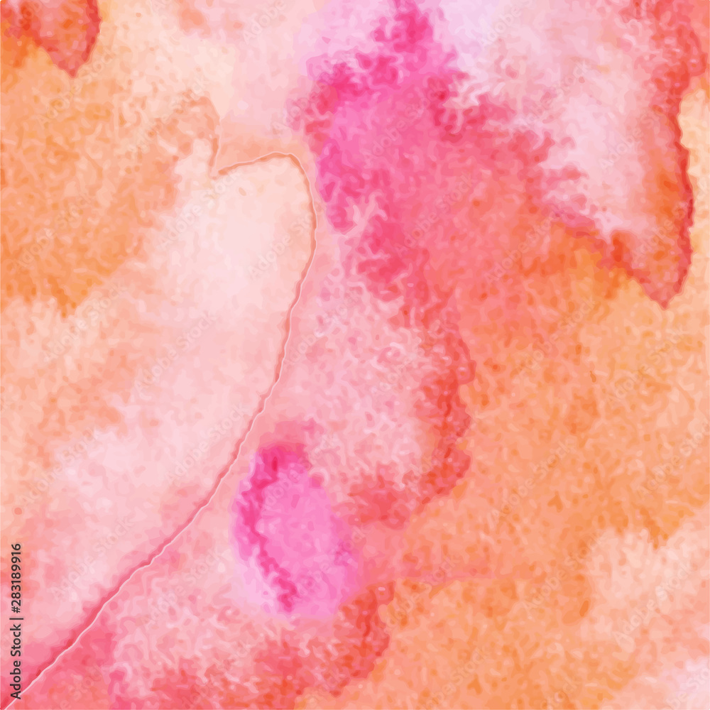Fototapeta premium Abstract vector background. Hand drawn watercolor vector textures.