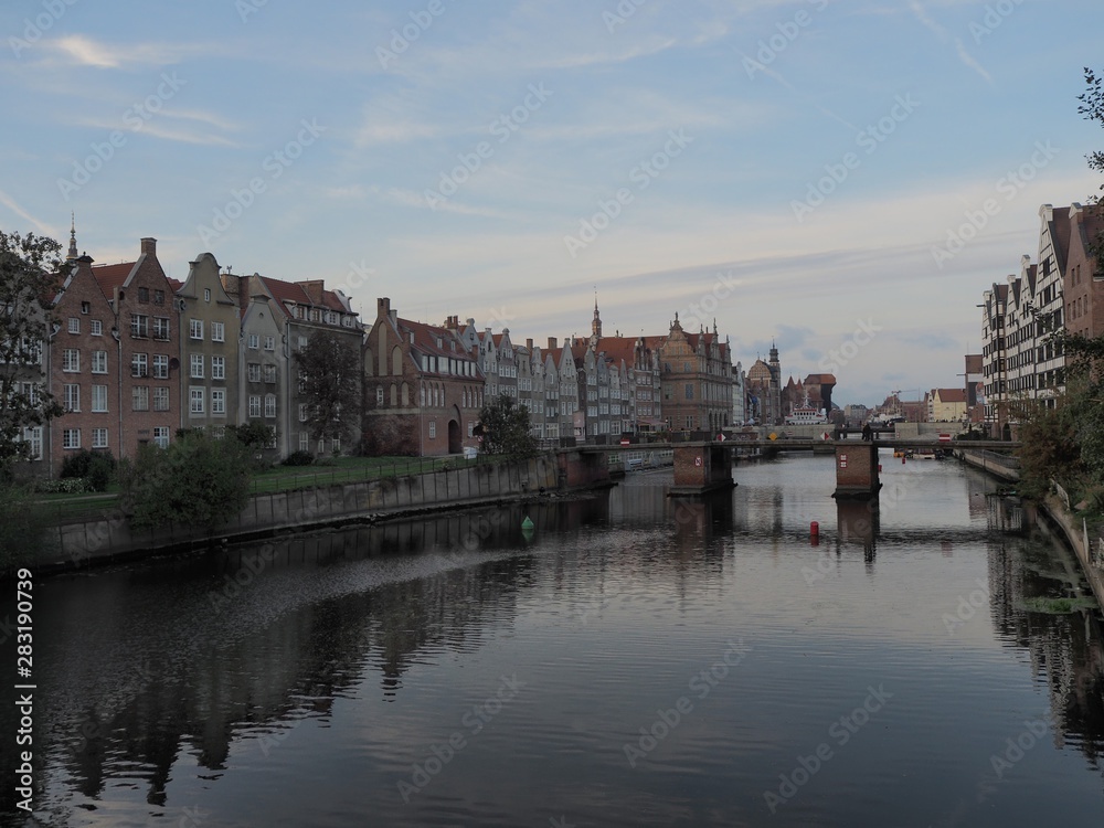 Cityscape of Gdansk, Sopot, Gdynia, Poland