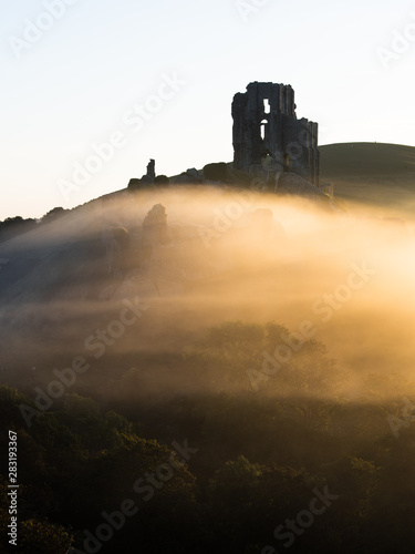 Mist surrounding a castle