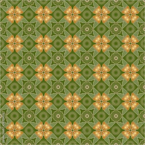 Abstract summery seamless pattern