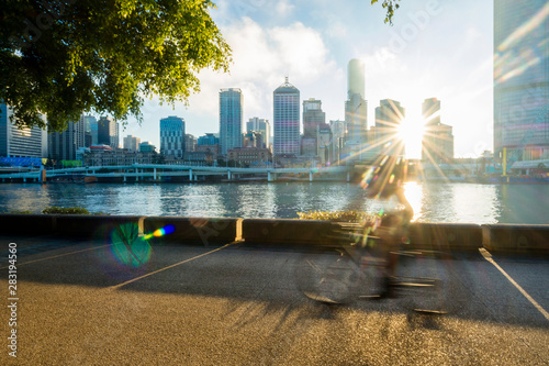 Cyclists in South Bank, Brisbane 2