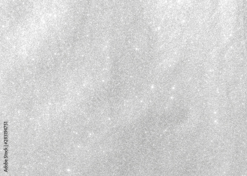 Srebrny brokat tekstury biały błyszczący papier pakowy błyszczący tło dla świąt Bożego Narodzenia sezonowe tapety dekoracji, pozdrowienia i zaproszenia ślubne element projektu karty