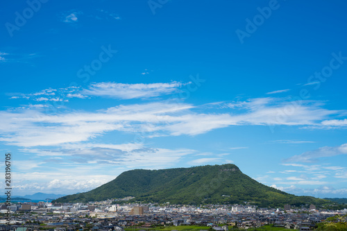 夏空　屋島(香川県高松市)