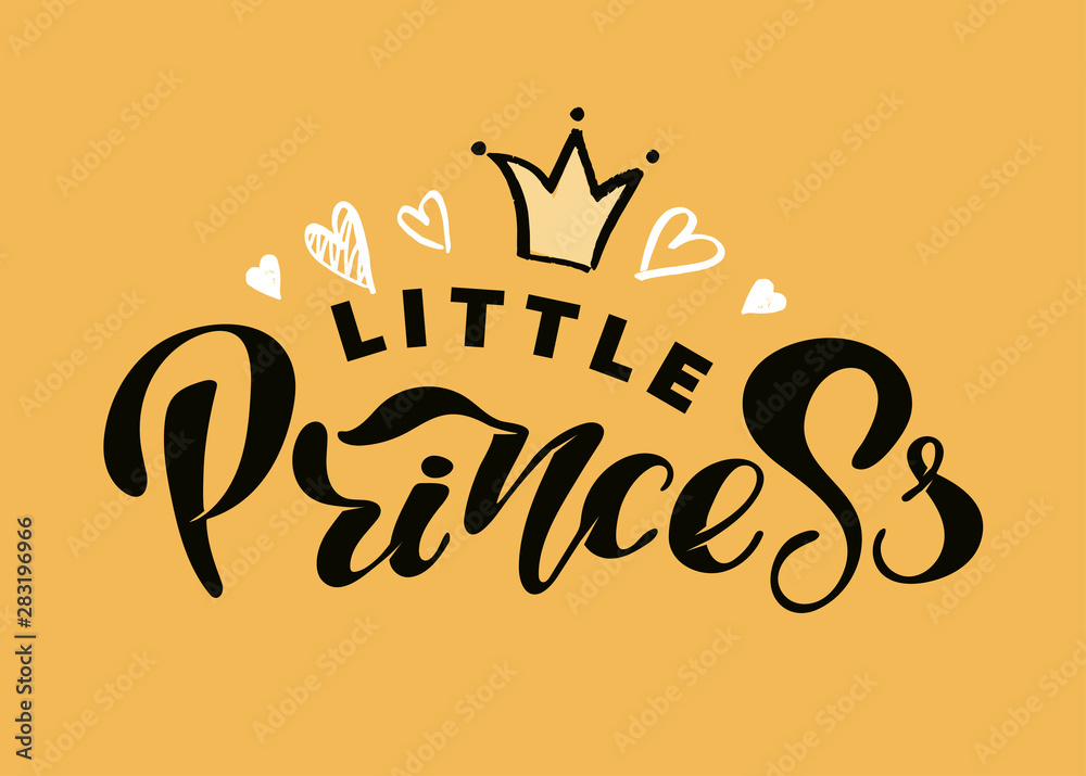 Little Princess - Little Prince - cute hand drawn doodle lettering ...