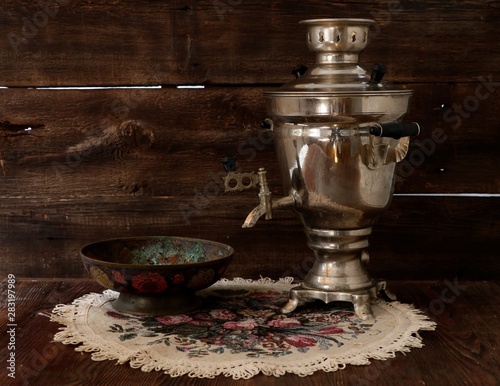  photo with a samovar, double consecration, subject shooting