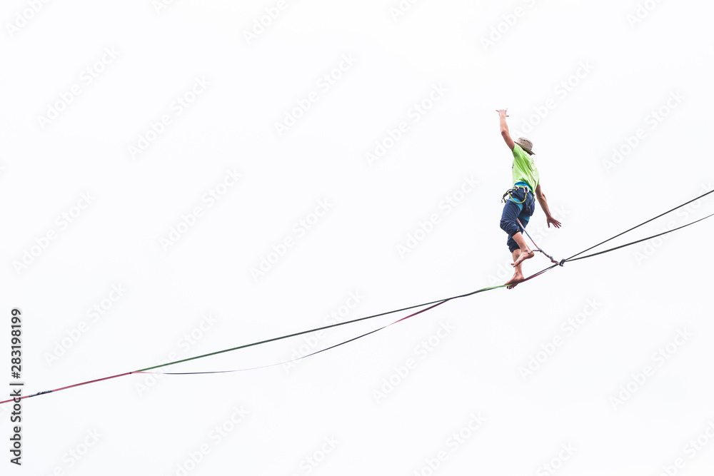 Highliner on a white background. Highliner on a white background.