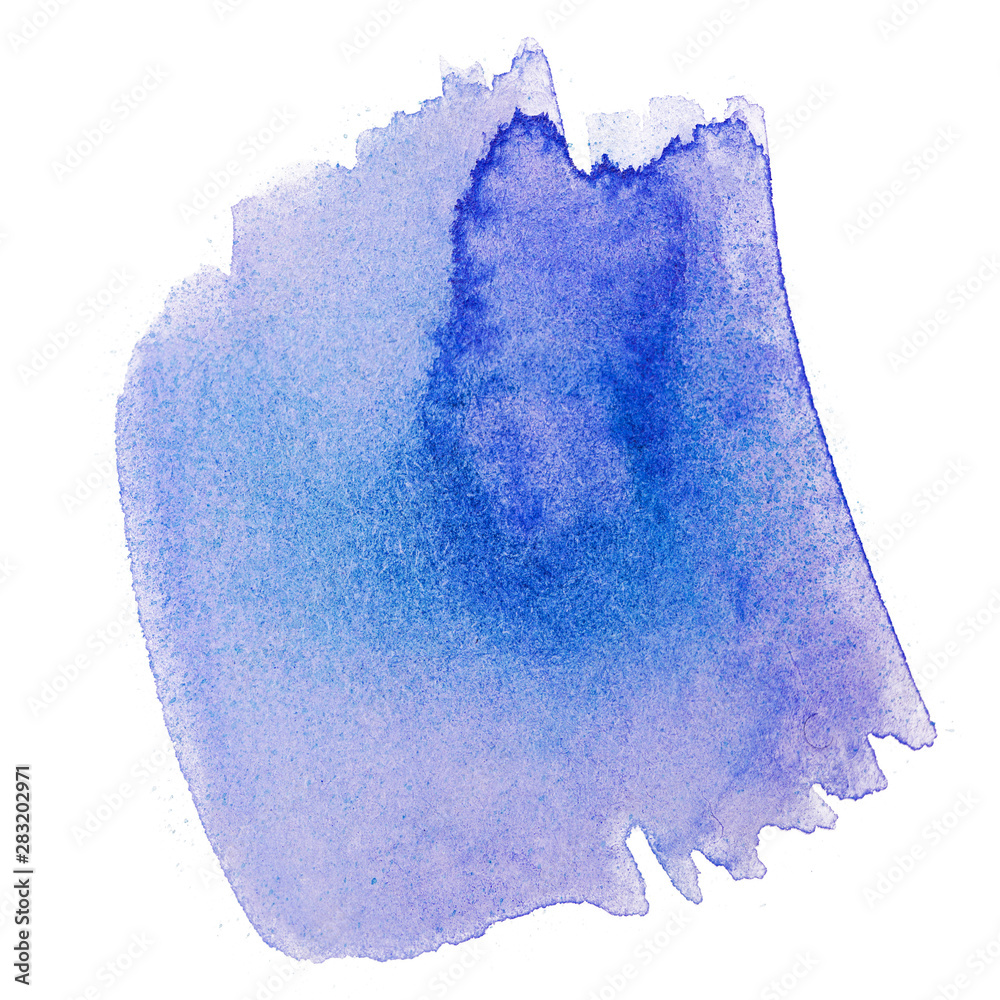 watercolor stain on a white. hand-drawn element, photography texture splash paints on paper. background for text