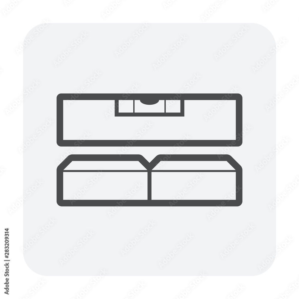 Paver block brick floor work vector icon design. Paver block brick floor work vector icon design.