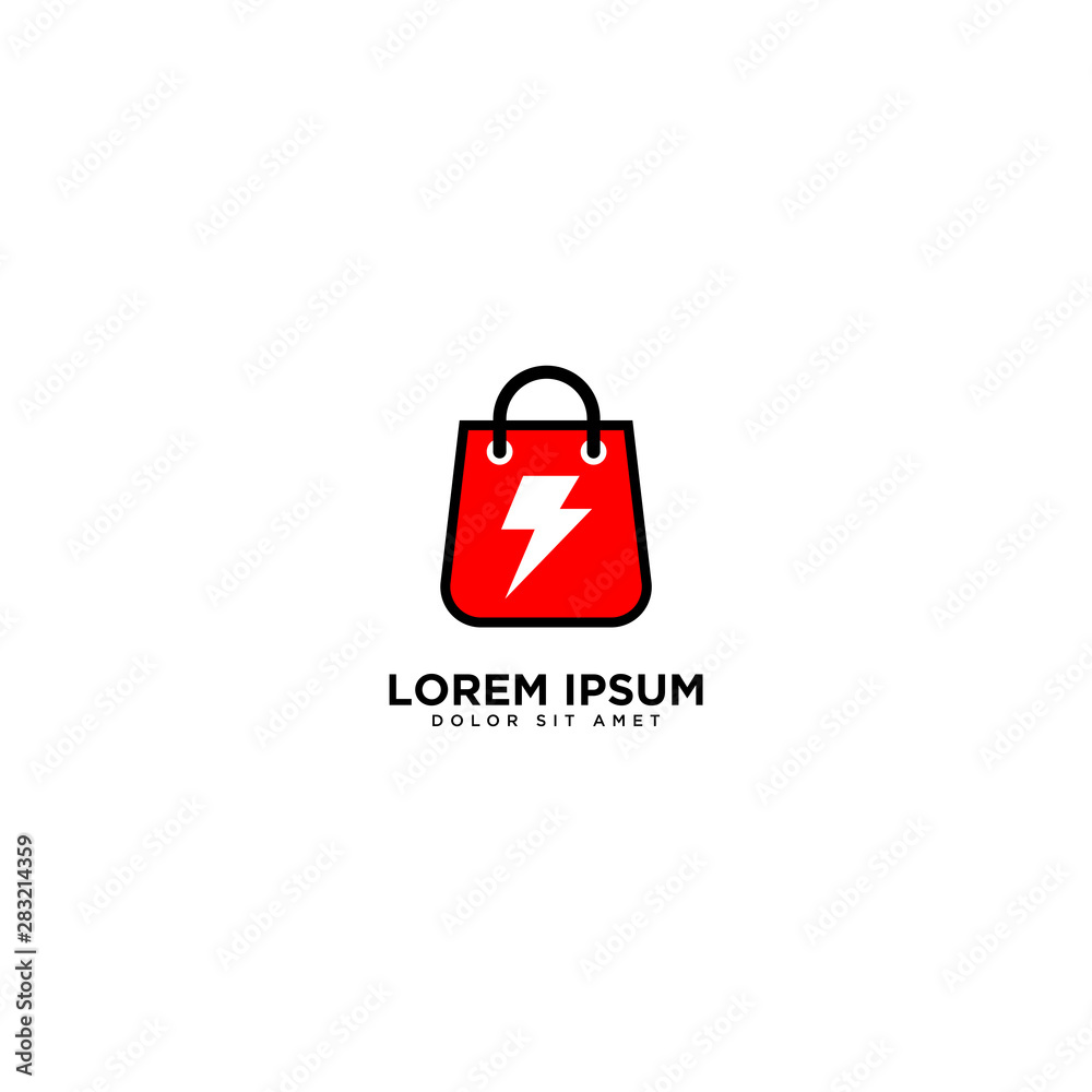 Flash Sale design vector, Shopping Simple Vector Flash Sale design vector, Shopping Simple Vector