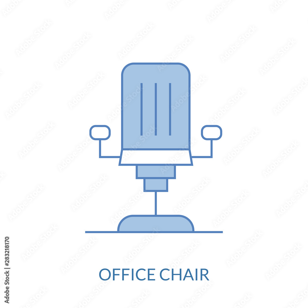 Office chair line icon Office chair line icon