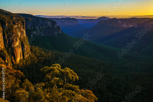 sunrise at govetts leap lookout, blue mountains, australia 72 © Christian B.