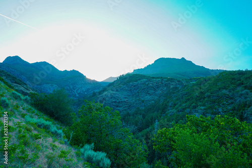 View along Adams Canyon trail near Layton  Utah