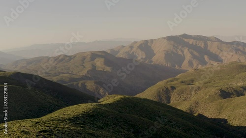 Aerial view of the Cuyamaca mountains near Julian, San Diego. California. photo