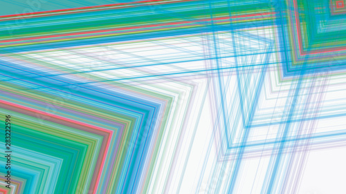Abstract images with beautiful color strokes
