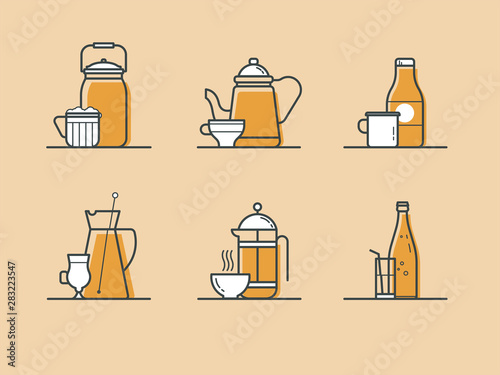 set of vector icons