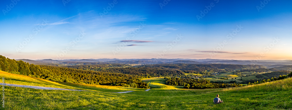 Obraz premium Panorama Bieszczad