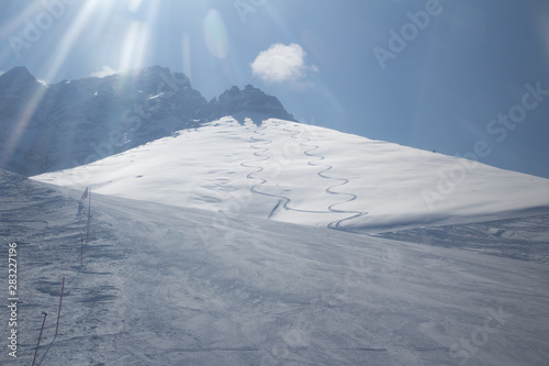 winter mountain landscape