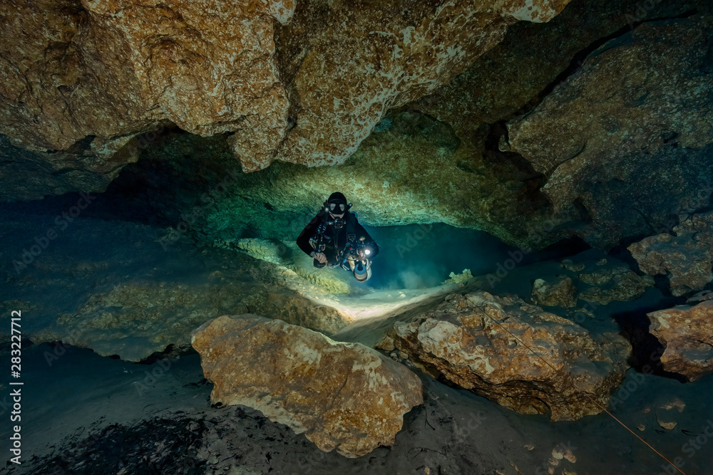 Cave Dive at Madison Blue Spring State Park, Madison County, Florida Photos  | Adobe Stock