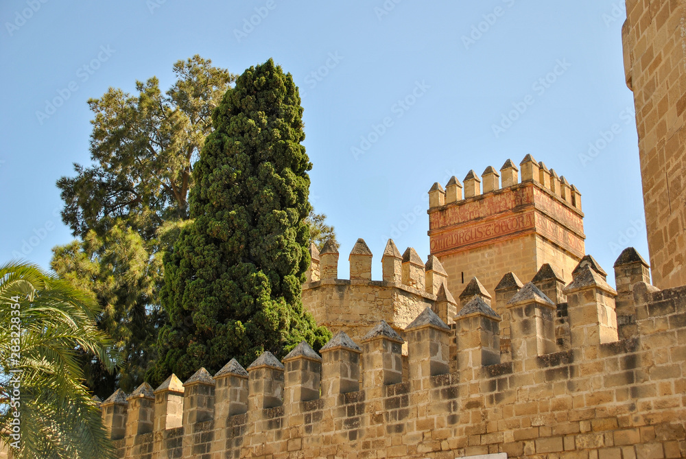 medieval castle in Andalucia in Spain