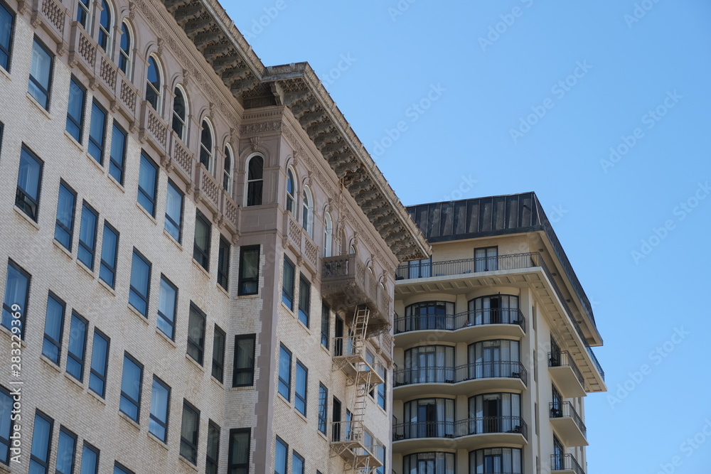 Fototapeta premium building facade elements in Los Angeles