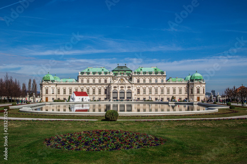 Belveder Palace in Vienna Austria.