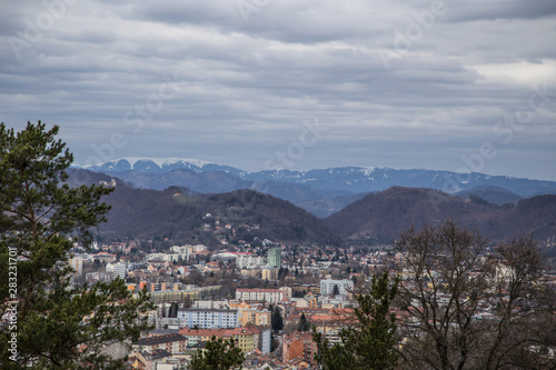 Graz city view from Schlossberg © AlexGrid