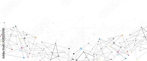  sfondo, connessioni, linee, punti, internet, connessione, informatica