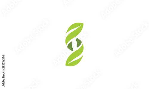 Letter S | Leaf | Green Logo