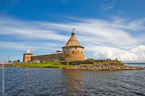Fortress Oreshek. View from the water. Shlisselburg. Russia