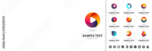 Modern Shape Vector for banner