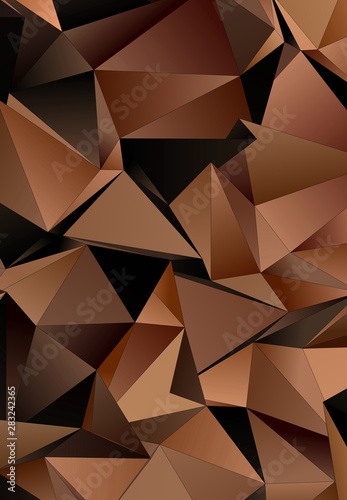 Abstract Low-Poly background. triangulated texture. Design 3d. Polygonal geometrical pattern. Triangular modern style