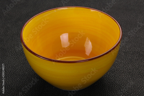 Empty ceramic bowl