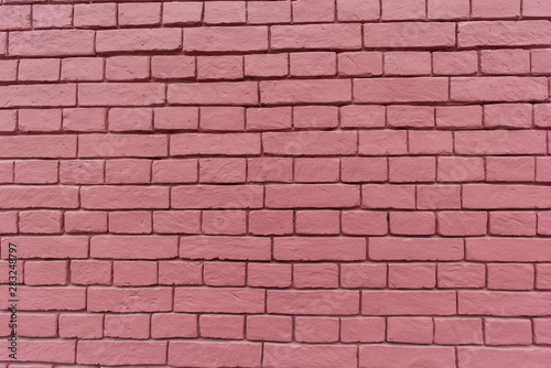 Texture of brick wall on the street at the Red square in Moscow, Russia