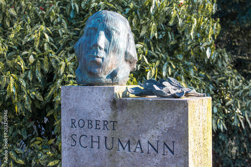 Bust of Robert Schumann Düsseldorf Germany