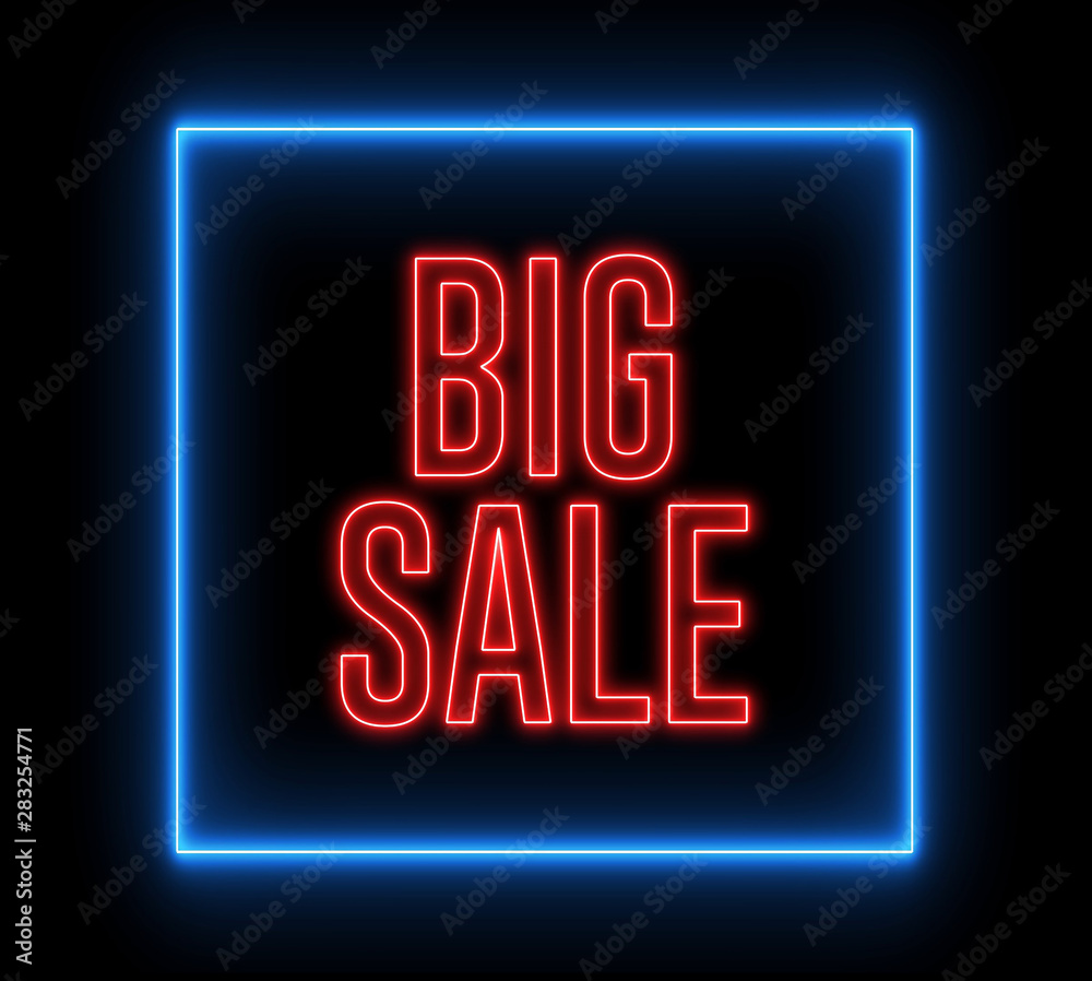 Neon text of Neon text of