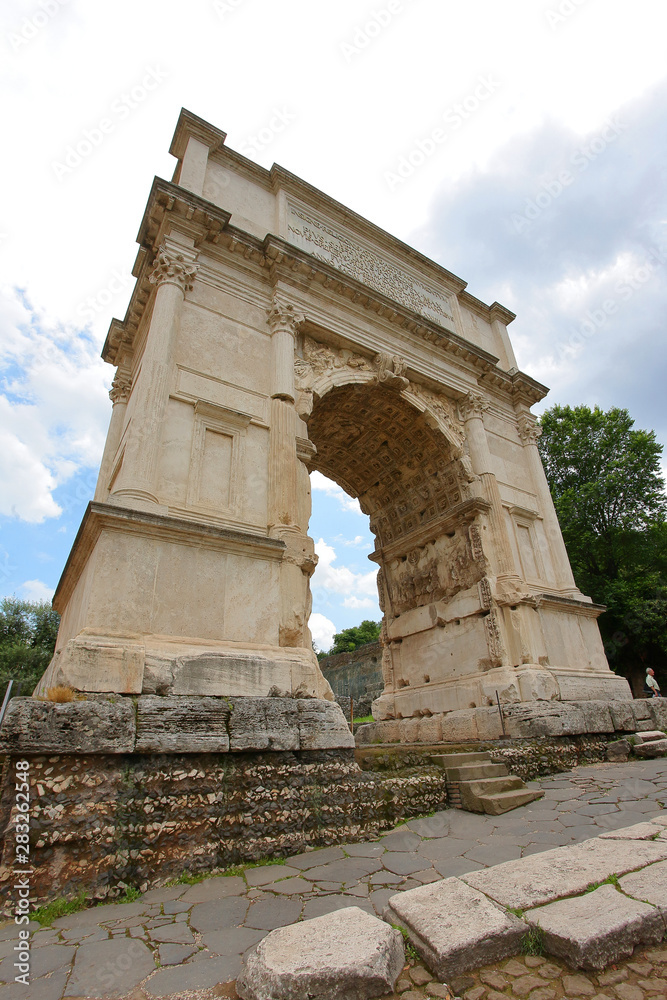 Arch of Septimius Severus in Roman Forum