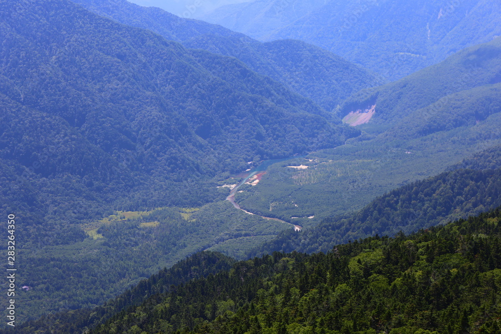 Fototapeta premium 西穂高 上高地