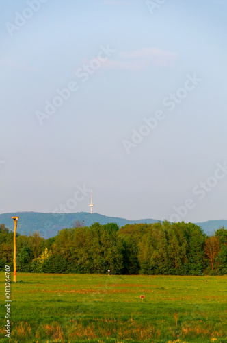 Beautiful green landscape in the city of Bad  Oeynhausen photo