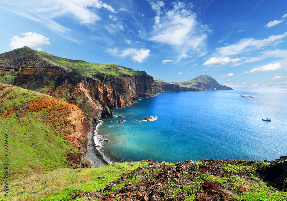 Landscape of Portugal island Madeira - obrazy, fototapety, plakaty 