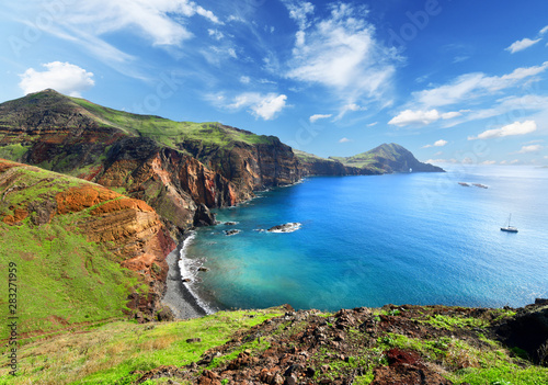 Landscape of Portugal island Madeira photo