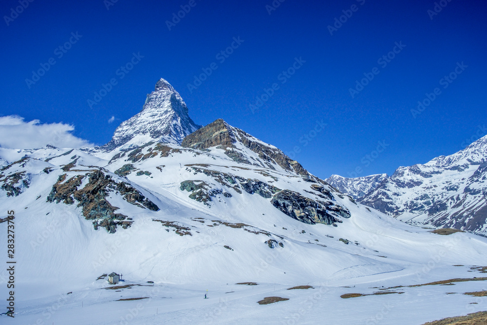 Nice view of Matterhorn in Swiss Alps, Switzerland Nice view of Matterhorn in Swiss Alps, Switzerland