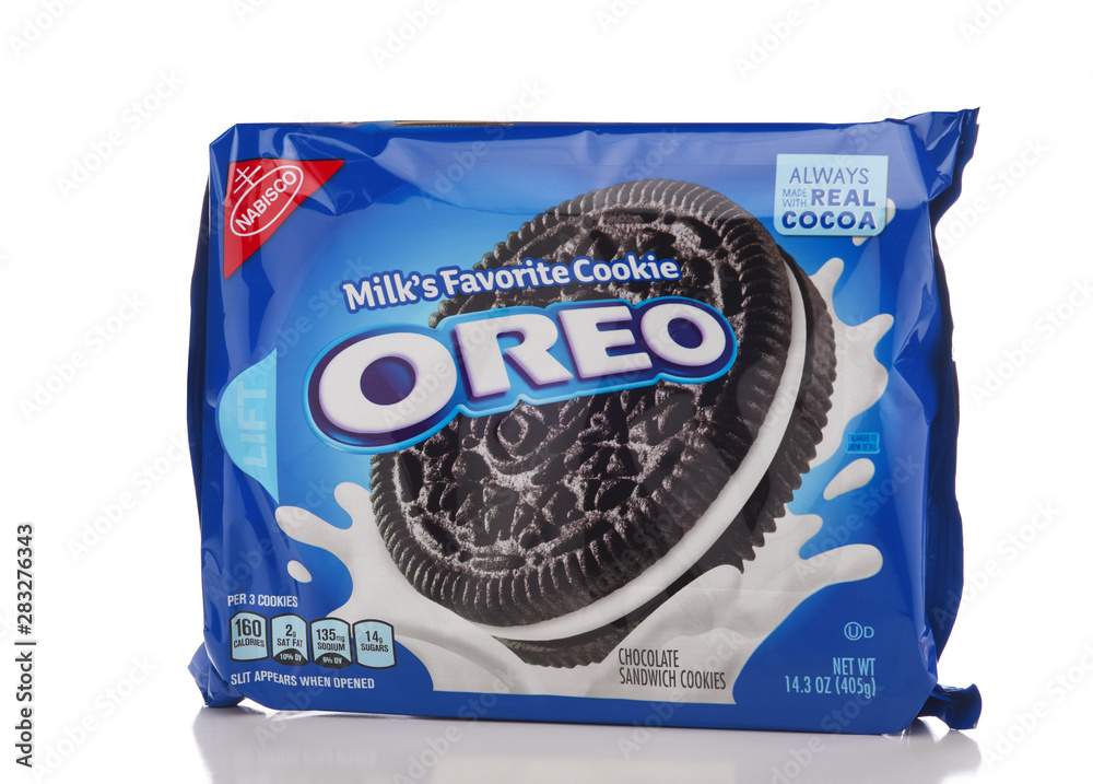IRVINE, CALIFORNIA - APRIL 30, 2019: A package of Oreo Cookies from  Nabisco. Milks Favorite Cookie. Stock Photo | Adobe Stock