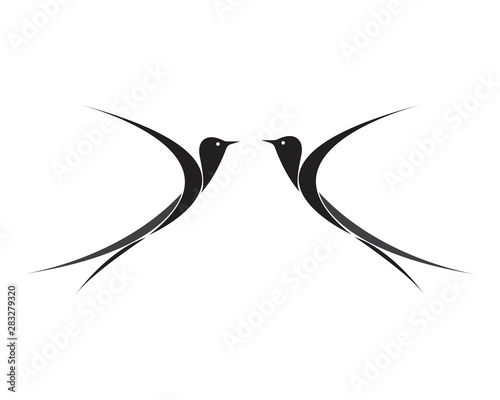 Bird Logo Template vector illustration