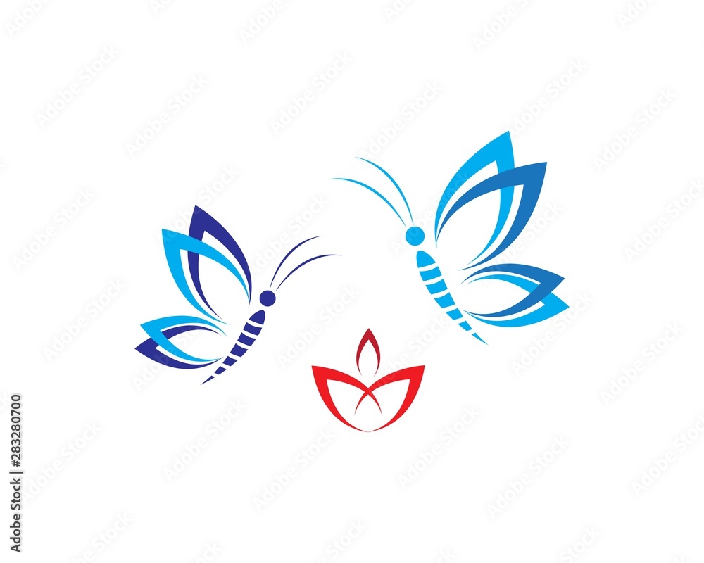 Obraz premium Butterfly Logo Template