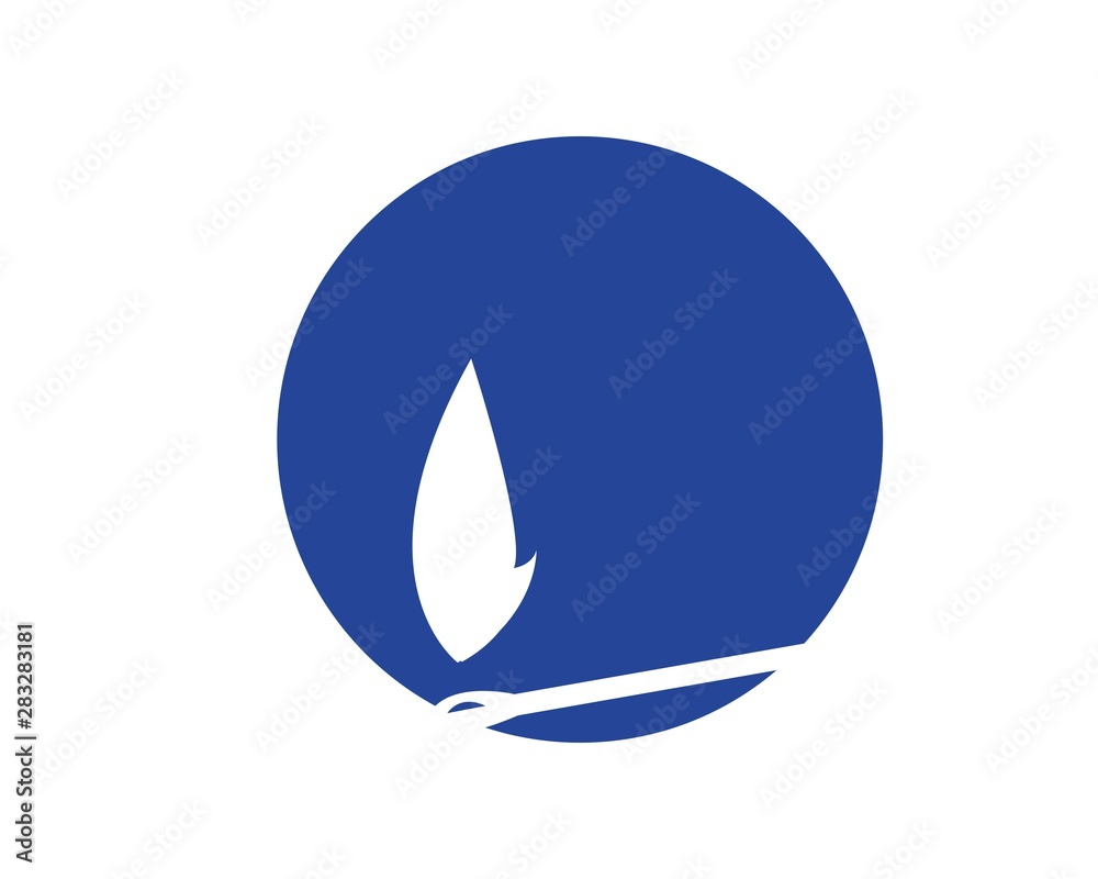 Fire logo vector template