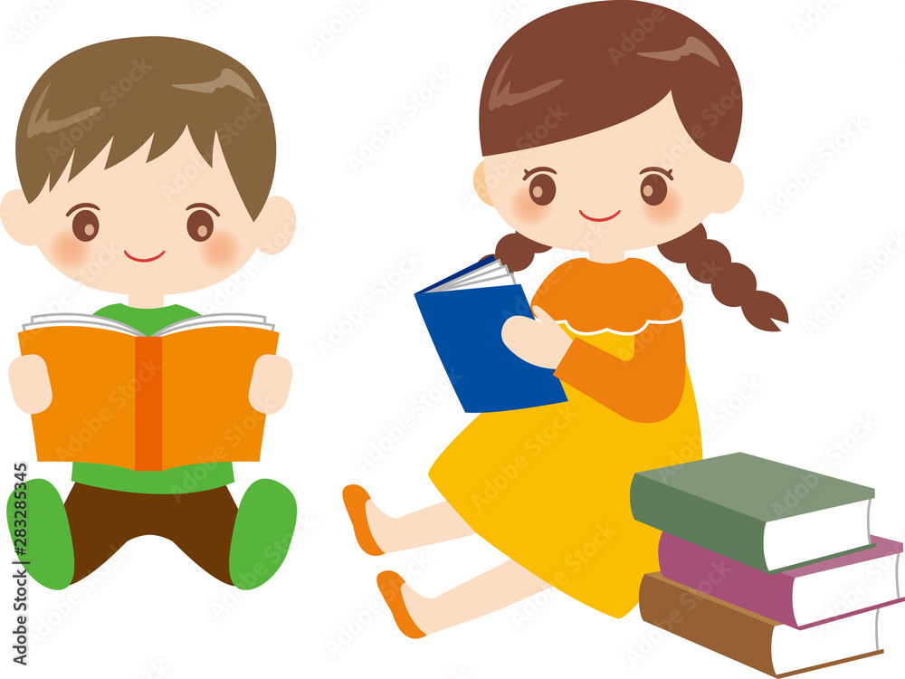 本を読む子供 読書 本を読む子供 読書