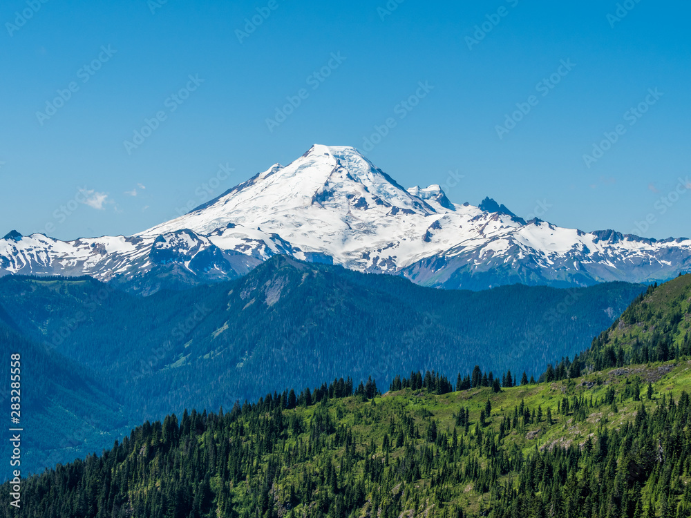 Mount Baker: the major peak  in North Cascade Mountains
