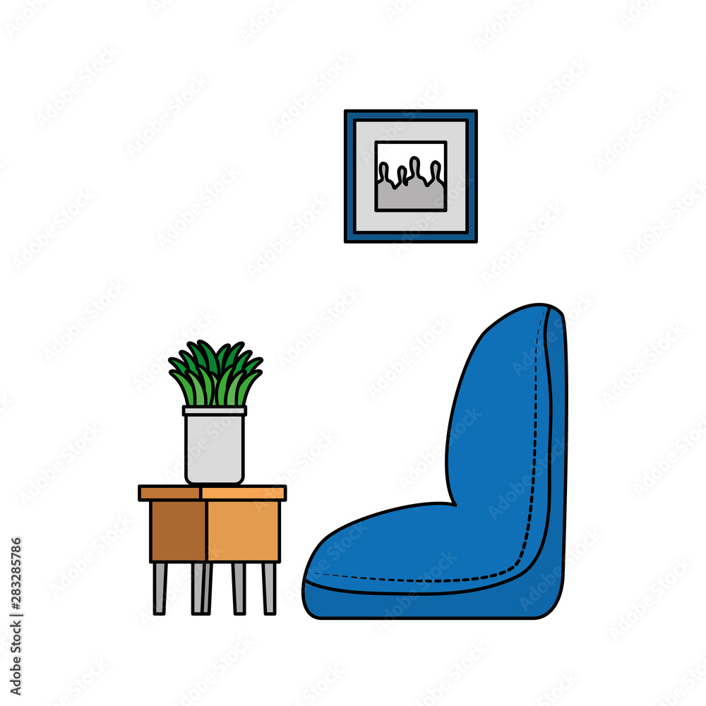 Fototapeta premium home living room place scene