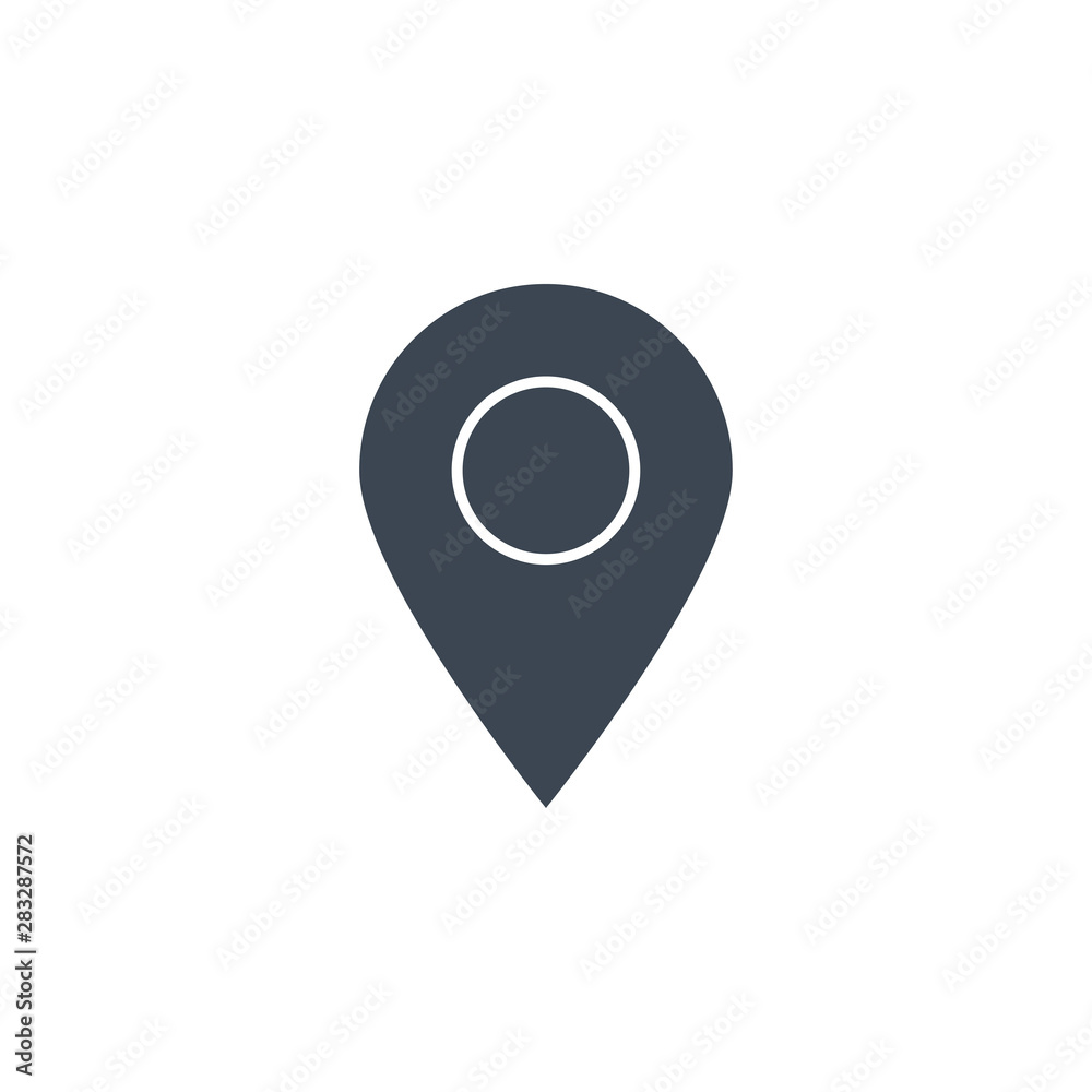 Pin related vector glyph icon. Isolated on white background. Vector illustration. Pin related vector glyph icon. Isolated on white background. Vector illustration.