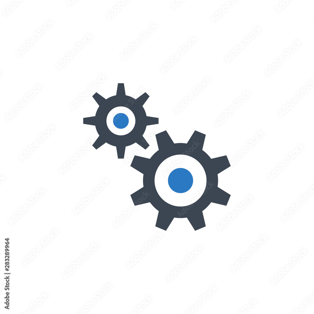 Gear related vector glyph icon. Isolated on white background. Vector illustration. Gear related vector glyph icon. Isolated on white background. Vector illustration.